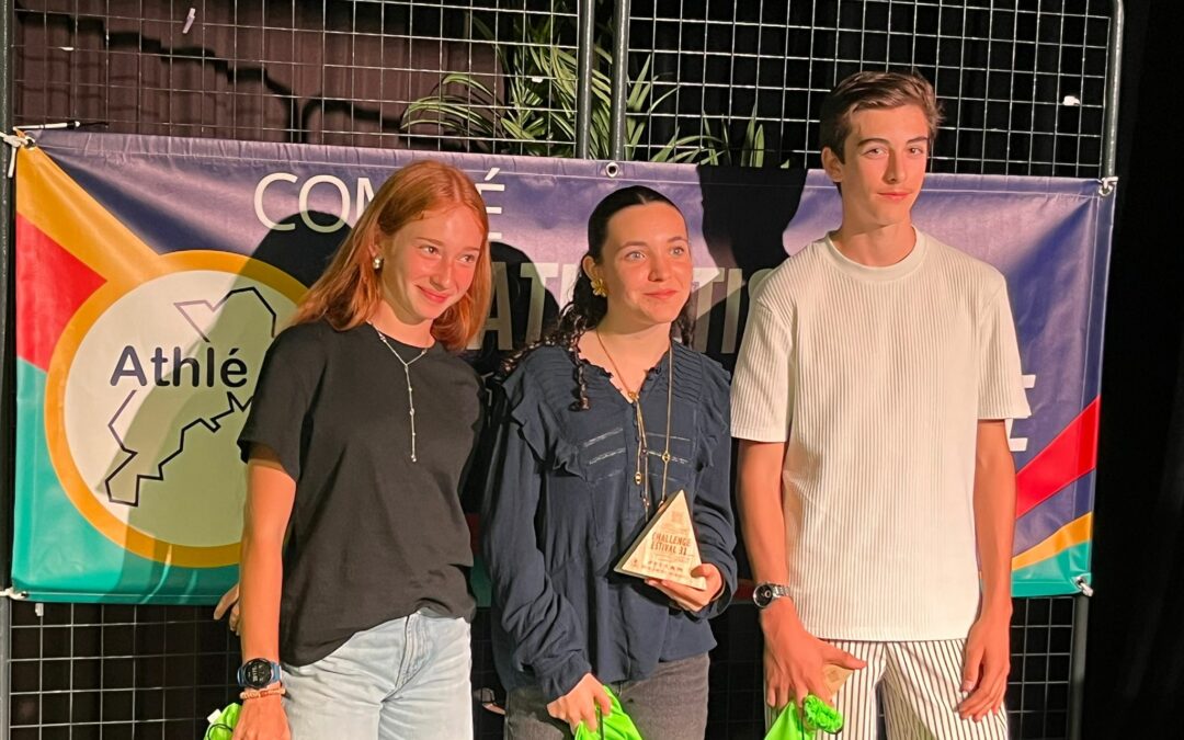 Remise des récompenses – Challenge estival Benjamins/Minimes