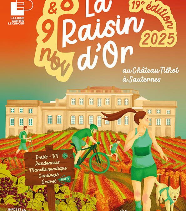 La Raisin d’Or (Bordeaux / Chateau Filhot, Sauterne) trail 9km